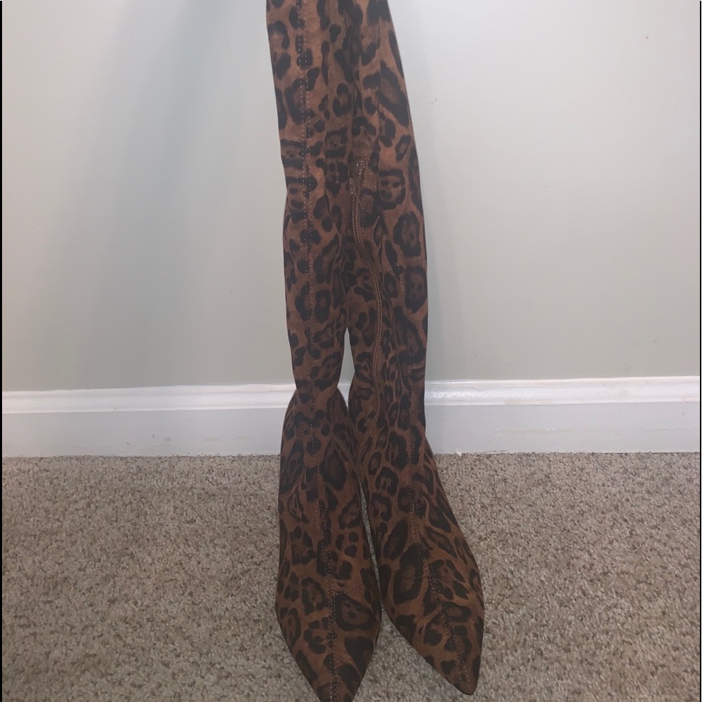 Express thigh high boots